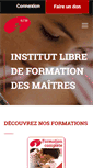 Mobile Screenshot of ilfm-formation.com